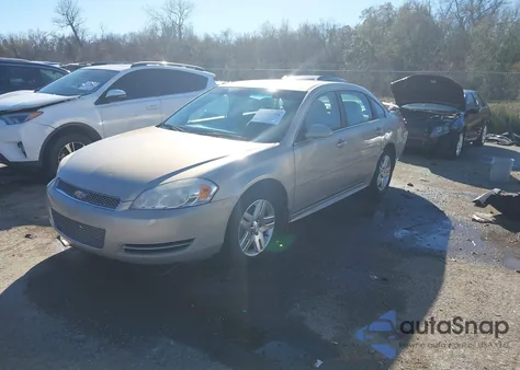 2012 Chevrolet Impala Lt z USA, uszkodzony, nr VIN 2G1WB5E35C1233958